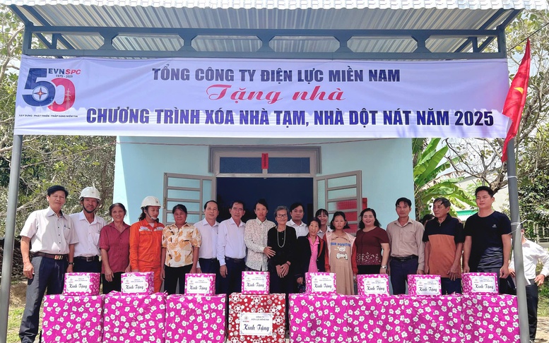 EVNSPC dành gần 19 tỷ đồng góp phần xóa nhà tạm tại các tỉnh miền Nam