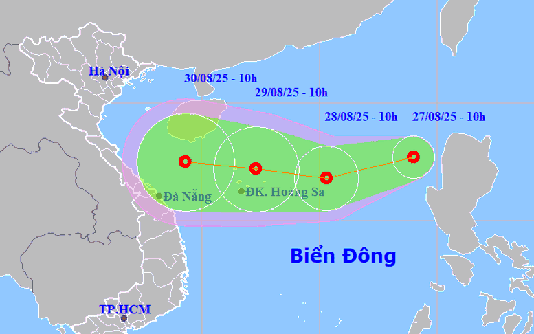 Ứng phó với áp thấp nhiệt đới trên biển Đông