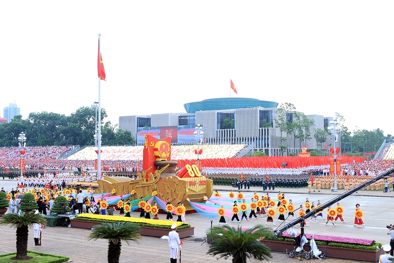 TỔNG THUẬT: Lễ Tổng duyệt chương trình diễu binh, diễu hành kỷ niệm 80 năm Quốc khánh 2/9- Ảnh 5.