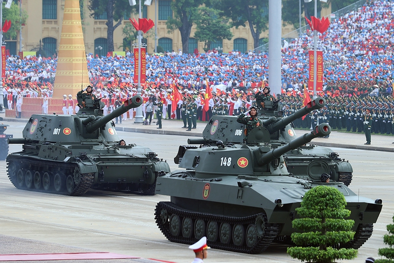 TỔNG THUẬT: Lễ Tổng duyệt chương trình diễu binh, diễu hành kỷ niệm 80 năm Quốc khánh 2/9- Ảnh 45.