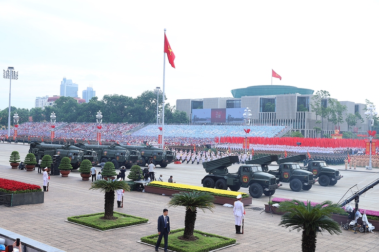 TỔNG THUẬT: Lễ Tổng duyệt chương trình diễu binh, diễu hành kỷ niệm 80 năm Quốc khánh 2/9- Ảnh 46.