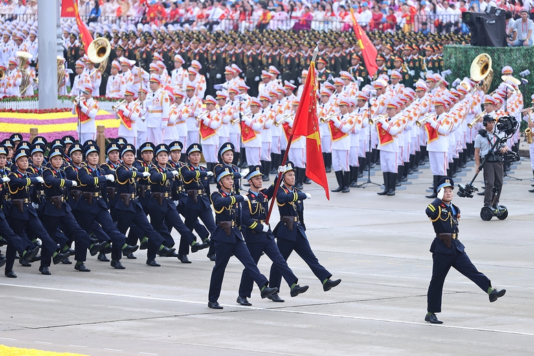 TỔNG THUẬT: Lễ Tổng duyệt chương trình diễu binh, diễu hành kỷ niệm 80 năm Quốc khánh 2/9- Ảnh 33.