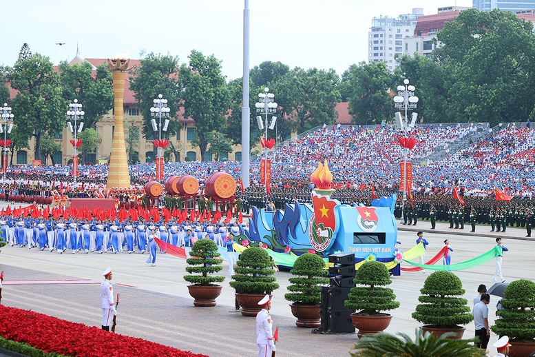 TỔNG THUẬT: Lễ Tổng duyệt chương trình diễu binh, diễu hành kỷ niệm 80 năm Quốc khánh 2/9- Ảnh 57.