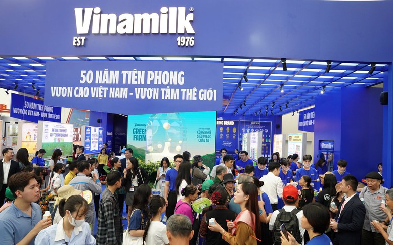 Vinamilk tạo điểm nhấn tại Triển lãm '80 năm Hành trình Độc lập - Tự do - Hạnh phúc'