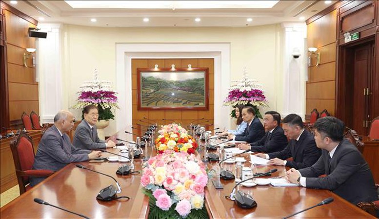 Thường trực Ban Bí thư Trần Cẩm Tú tiếp Ban Lãnh đạo Hội nghị quốc tế các đảng chính trị châu Á (ICAPP)- Ảnh 1.