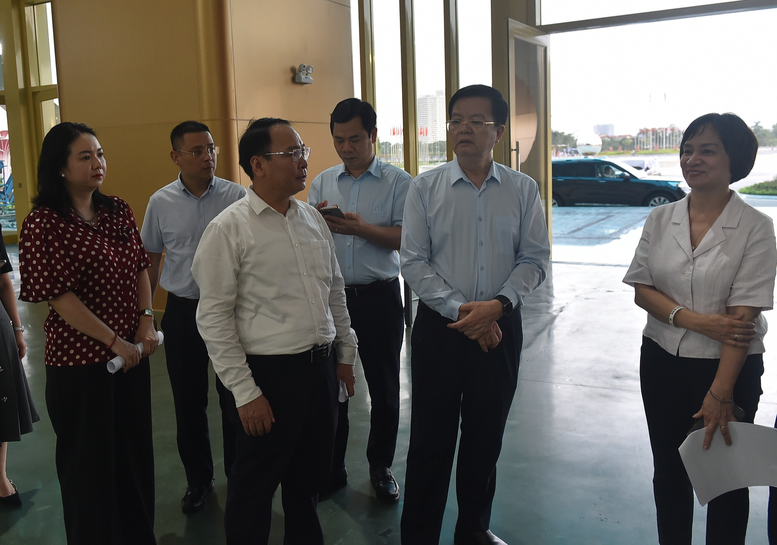 Tập trung cao độ, bảo đảm tiến độ Triển lãm kỷ niệm 80 năm Ngày Quốc khánh- Ảnh 1.