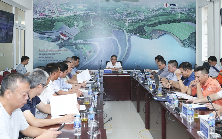 EVN nghiệm thu tuyến năng lượng vận hành tổ máy số 1 dự án Thủy điện Hòa Bình mở rộng