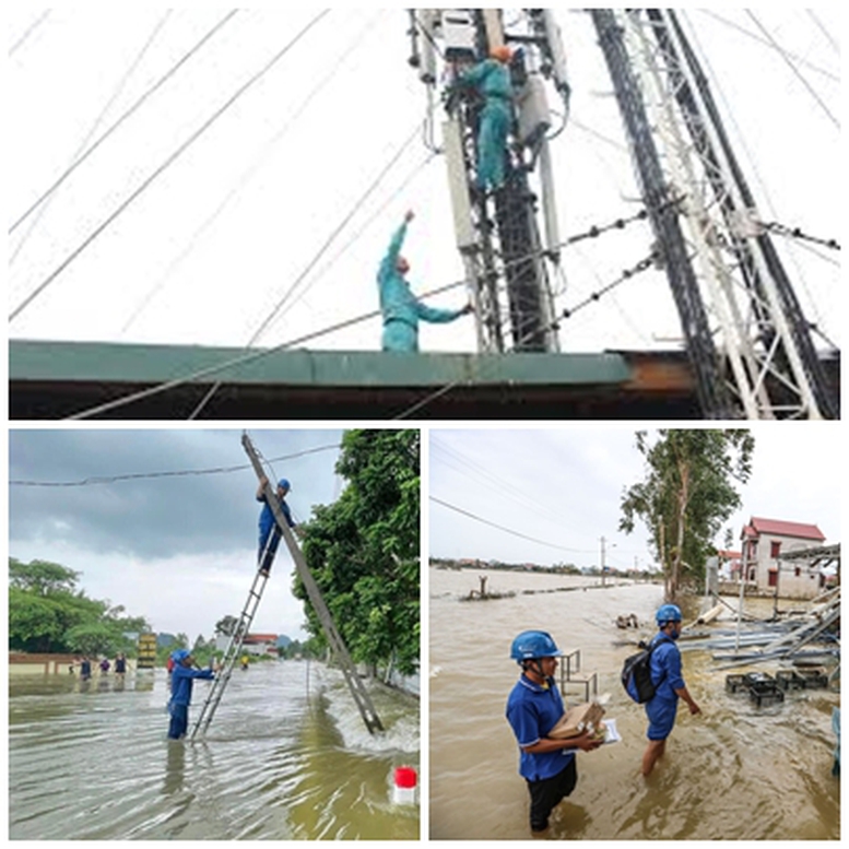 Đảm bảo thông tin liên lạc phòng, chống thiên tai với ưu tiên cao nhất, nhanh chóng- Ảnh 1.