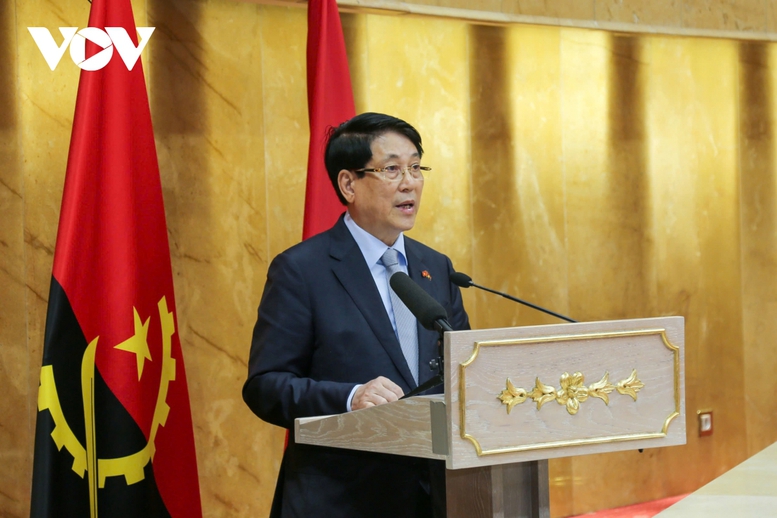 Chủ tịch nước Lương Cường phát biểu chính sách tại Quốc hội Angola- Ảnh 3.