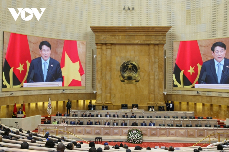 Chủ tịch nước Lương Cường phát biểu chính sách tại Quốc hội Angola- Ảnh 2.