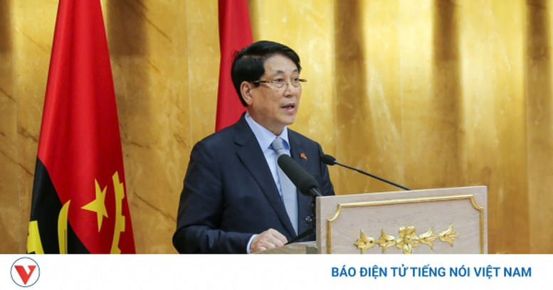Chủ tịch nước Lương Cường phát biểu chính sách tại Quốc hội Angola
