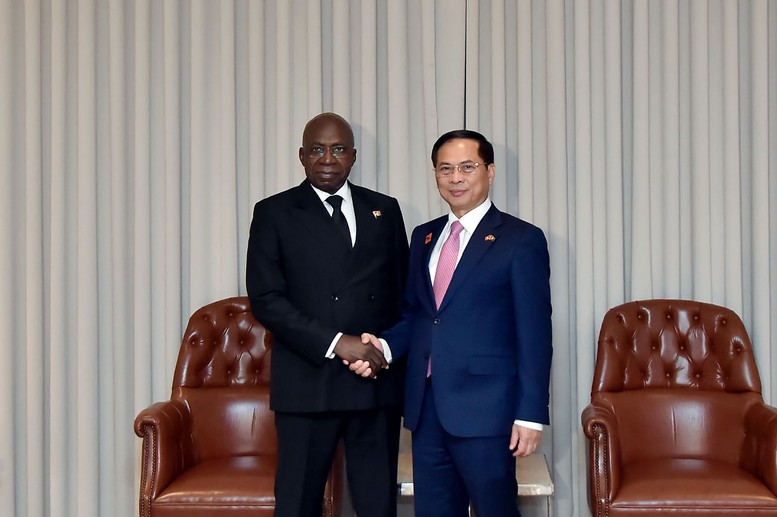 Phó Thủ tướng Bùi Thanh Sơn gặp Bộ trưởng Ngoại giao Angola- Ảnh 1.