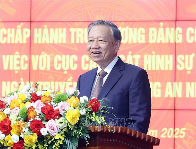 Tổng Bí thư Tô Lâm: Xây dựng lực lượng Cảnh sát hình sự làm chủ công nghệ- Ảnh 2.