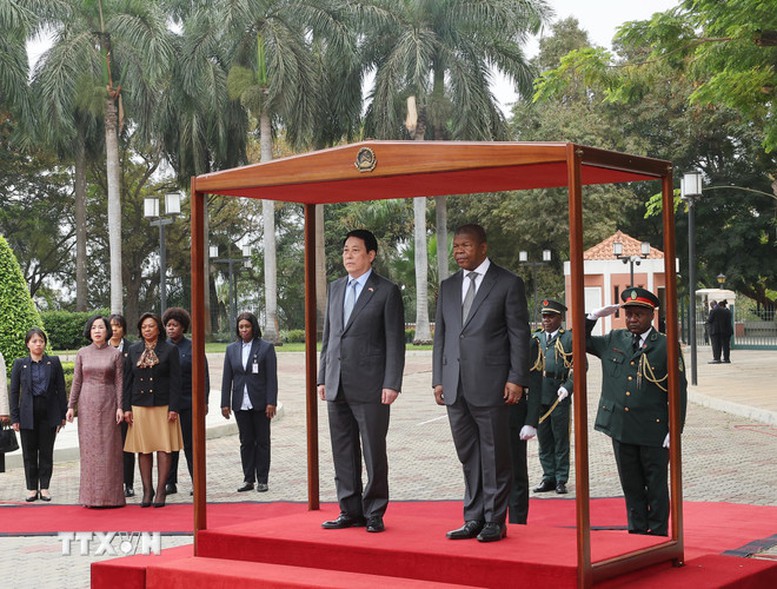 Những kết quả nổi bật trong chuyến thăm Ai Cập, Angola của Chủ tịch nước Lương Cường- Ảnh 5.