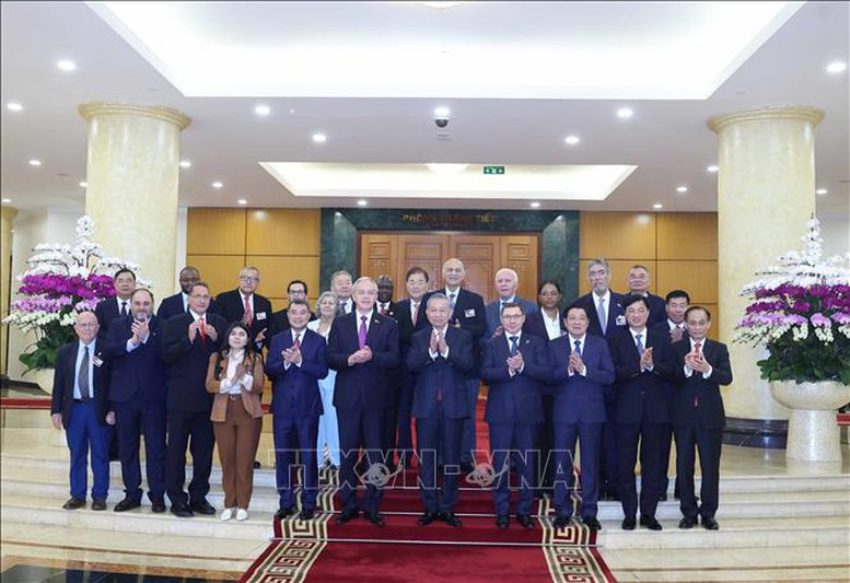 Tổng Bí thư Tô Lâm tiếp trưởng đoàn chính đảng các nước- Ảnh 5.