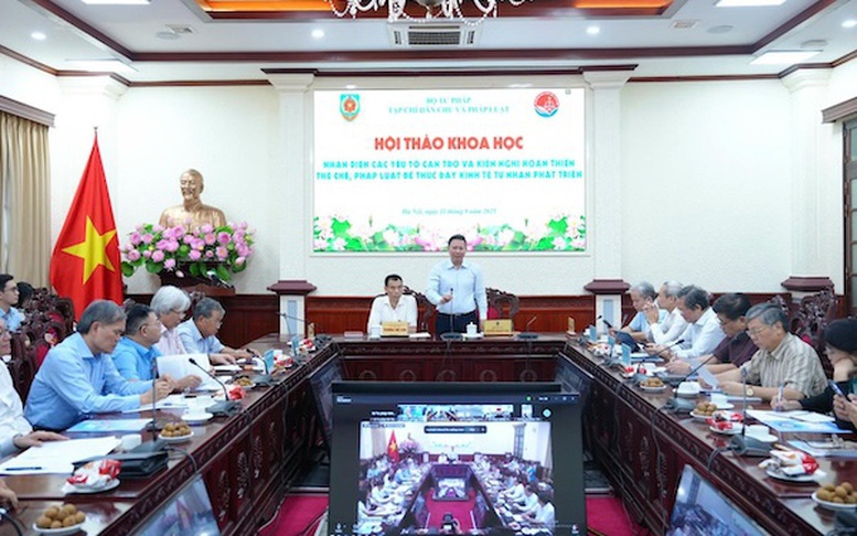 Hoàn thiện thể chế, pháp luật để thúc đẩy kinh tế tư nhân phát triển