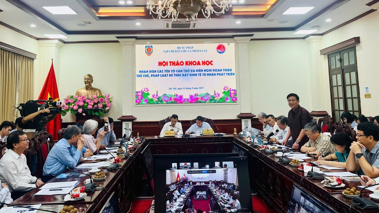 Hoàn thiện thể chế, pháp luật để thúc đẩy kinh tế tư nhân phát triển- Ảnh 2.