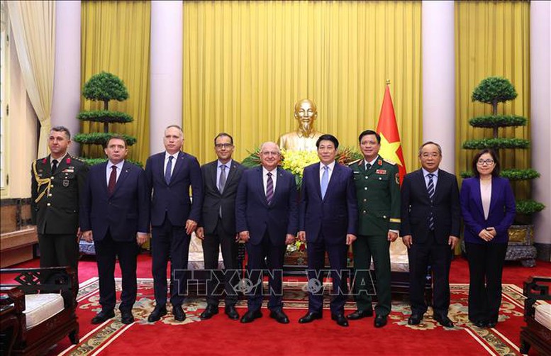 Chủ tịch nước Lương Cường tiếp Bộ trưởng Quốc phòng Thổ Nhĩ Kỳ- Ảnh 3.