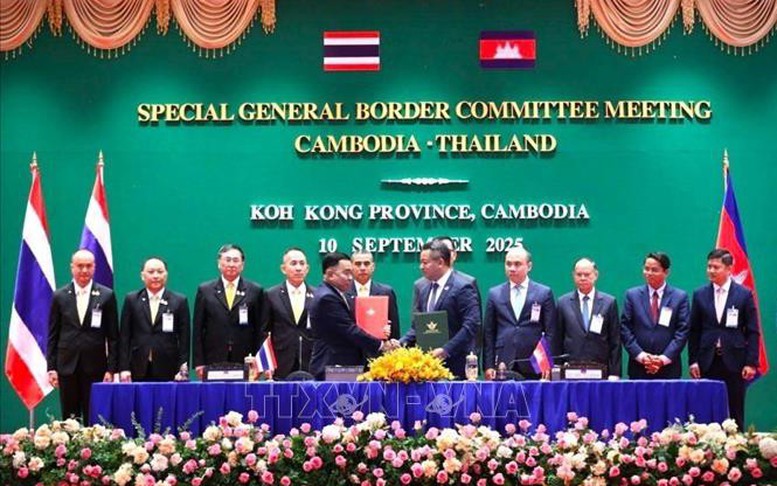 Những kết quả tích cực sau cuộc họp Ủy ban Biên giới chung giữa Campuchia và Thái Lan