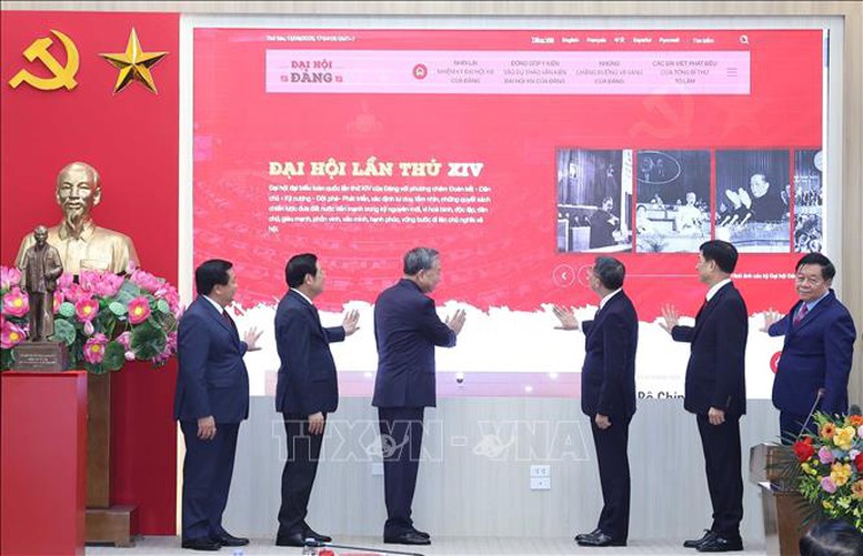 Tổng Bí thư Tô Lâm dự Lễ khai trương Trang thông tin điện tử 'Đảng Cộng sản Việt Nam - Đại hội XIV'- Ảnh 1.