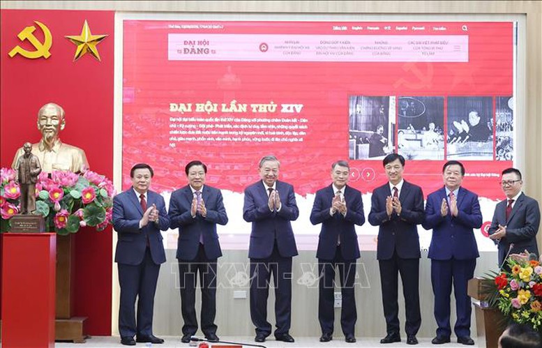 Tổng Bí thư Tô Lâm dự Lễ khai trương Trang thông tin điện tử 'Đảng Cộng sản Việt Nam - Đại hội XIV'- Ảnh 2.