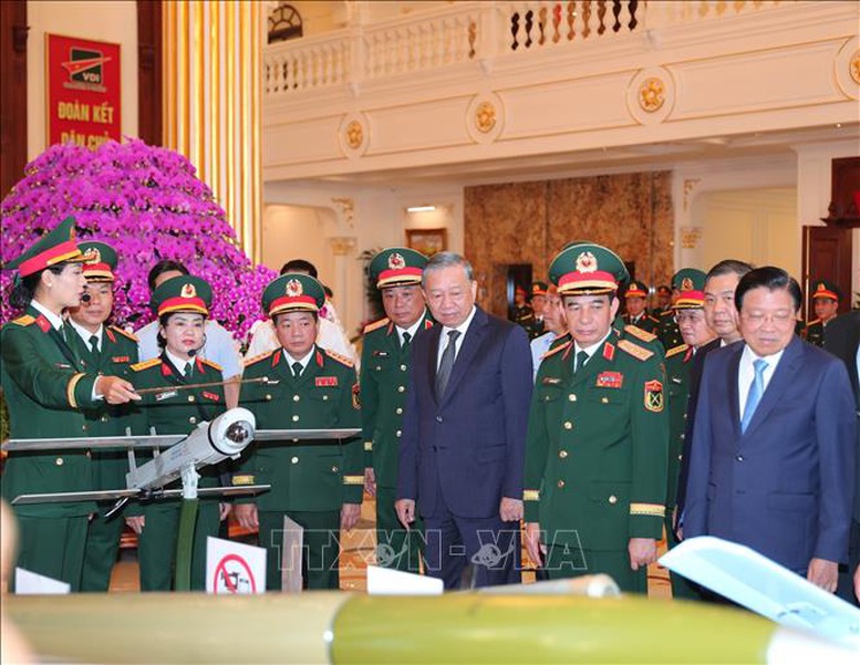 Tổng Bí thư Tô Lâm: Đẩy mạnh phát triển công nghiệp quốc phòng theo hướng chủ động, tự lực, tự cường, lưỡng dụng, hiện đại- Ảnh 6.