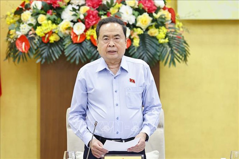 Chủ tịch Quốc hội Trần Thanh Mẫn chủ trì Phiên họp thứ hai Hội đồng Bầu cử quốc gia- Ảnh 3.