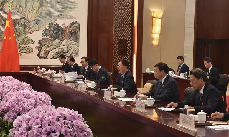 Phó Thủ tướng Mai Văn Chính hội kiến Phó Chủ tịch nước Trung Quốc Hàn Chính- Ảnh 4.
