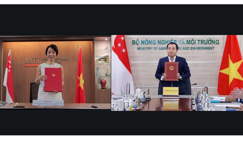 Việt Nam, Singapore hợp tác chặt chẽ trong lĩnh vực thị trường carbon quốc tế
