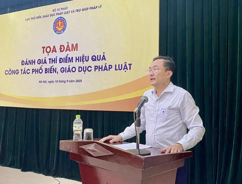 Đánh giá thí điểm hiệu quả công tác phổ biến, giáo dục pháp luật tại các bộ, địa phương- Ảnh 1.