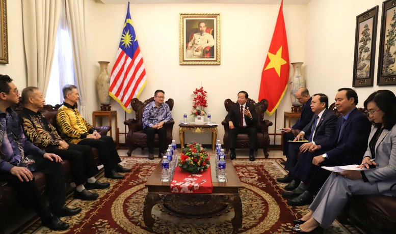 Phó Thủ tướng Trần Hồng Hà tiếp lãnh đạo một số hiệp hội, doanh nghiệp Malaysia- Ảnh 3.