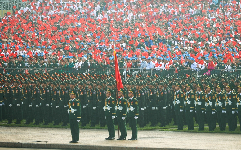 Chùm ảnh: Các khối diễu binh của quân đội nhân dân Việt Nam tại A80