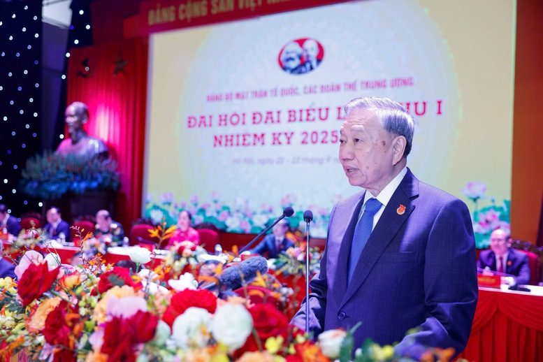 Phát biểu của Tổng Bí thư Tô Lâm tại Đại hội đại biểu Mặt trận Tổ quốc Việt Nam lần thứ nhất, nhiệm kỳ 2025–2030- Ảnh 1. Phát biểu của Tổng Bí thư Tô Lâm tại Đại hội đại biểu Mặt trận Tổ quốc Việt Nam lần thứ nhất, nhiệm kỳ 2025–2030- Ảnh 1.