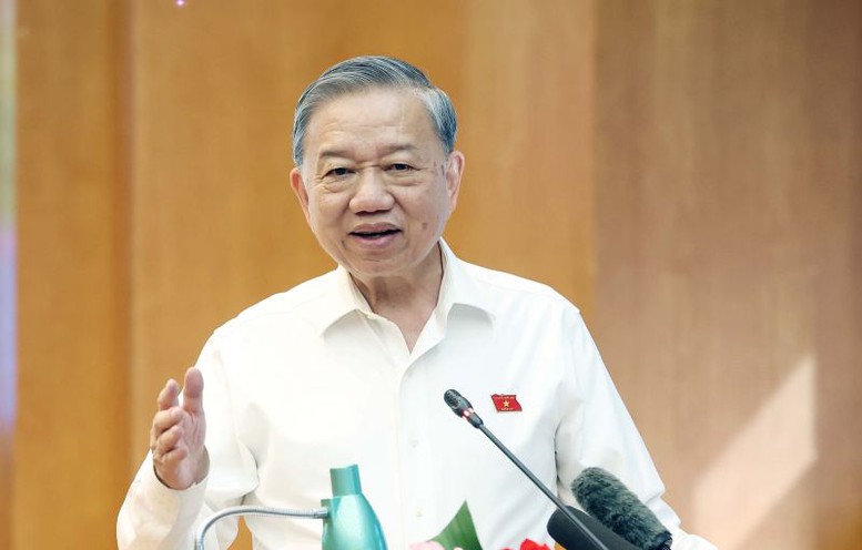 Tổng Bí thư Tô Lâm tiếp xúc cử tri 11 phường Hà Nội