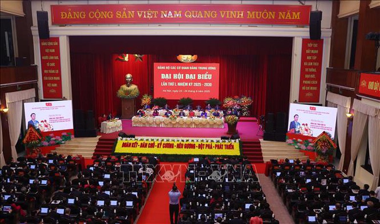 Khai mạc Đại hội đại biểu Đảng bộ các cơ quan Đảng Trung ương lần thứ I, nhiệm kỳ 2025-2030- Ảnh 4.