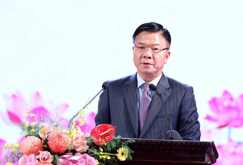 Phó Thủ tướng Lê Thành Long dự và phát biểu tại Đại hội Thi đua yêu nước lần thứ IV năm 2025 của Bộ Văn hóa, Thể thao và Du lịch - Ảnh: VGP/Đức Tuân