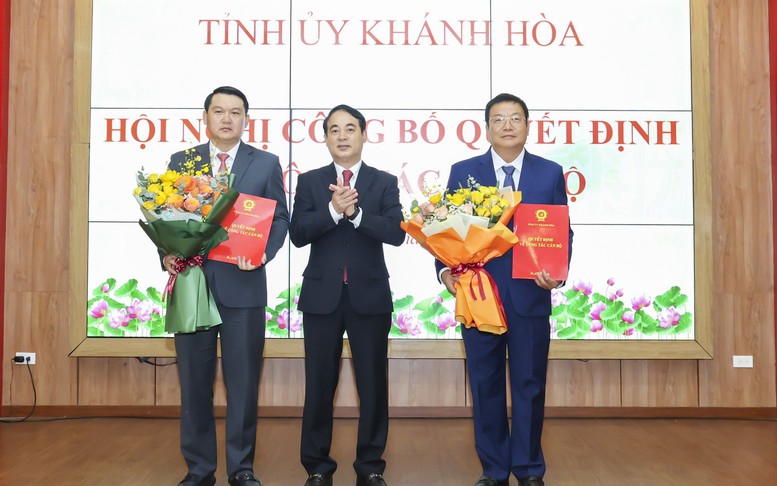 Khánh Hòa: Bổ nhiệm Trưởng ban Tổ chức Tỉnh ủy, Trưởng ban Tuyên giáo và Dân vận Tỉnh ủy