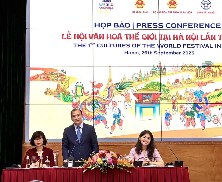 ‘Lễ hội Văn hóa Thế giới tại Hà Nội’ lần đầu tiên-Cầu nối văn hóa giữa Việt Nam và thế giới- Ảnh 1.