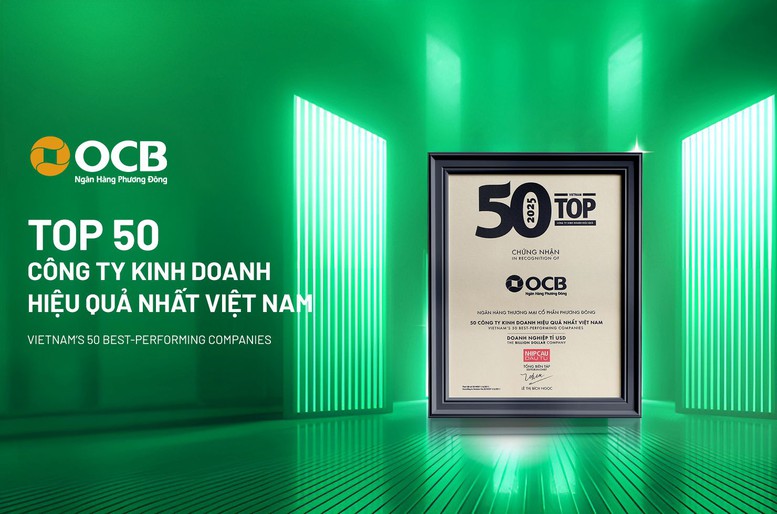 OCB được vinh danh ở Top 50 công ty kinh doanh hiệu quả hàng đầu Việt Nam- Ảnh 2.