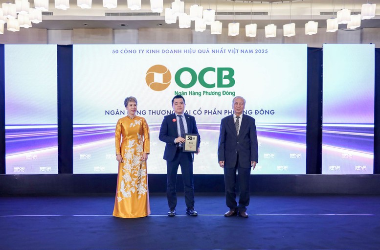 OCB được vinh danh ở Top 50 công ty kinh doanh hiệu quả hàng đầu Việt Nam- Ảnh 1.