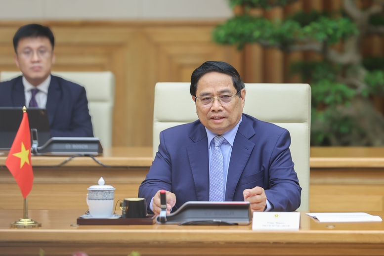 Thủ tướng Phạm Minh Chính tiếp Chủ tịch Duma Quốc gia Nga- Ảnh 4.