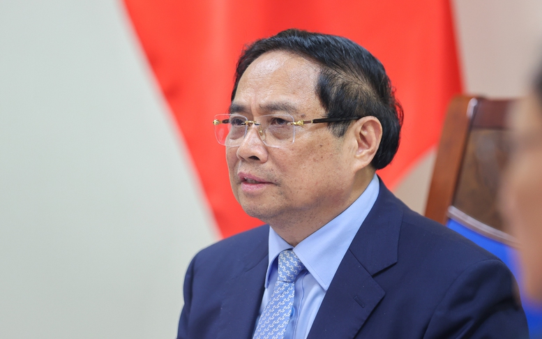 Thủ tướng Phạm Minh Chính điện đàm với Thủ tướng Đức
