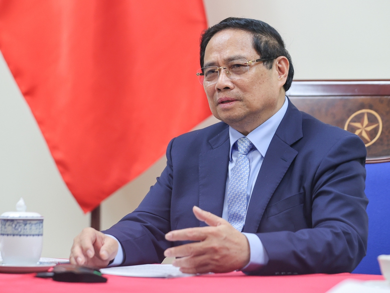 Thủ tướng Phạm Minh Chính điện đàm với Thủ tướng Đức- Ảnh 1.