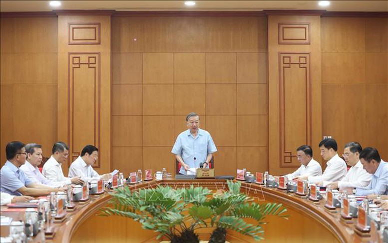 Tổng Bí thư Tô Lâm chủ trì cuộc họp Thường trực Ban Chỉ đạo Trung ương về phòng, chống tham nhũng, lãng phí, tiêu cực