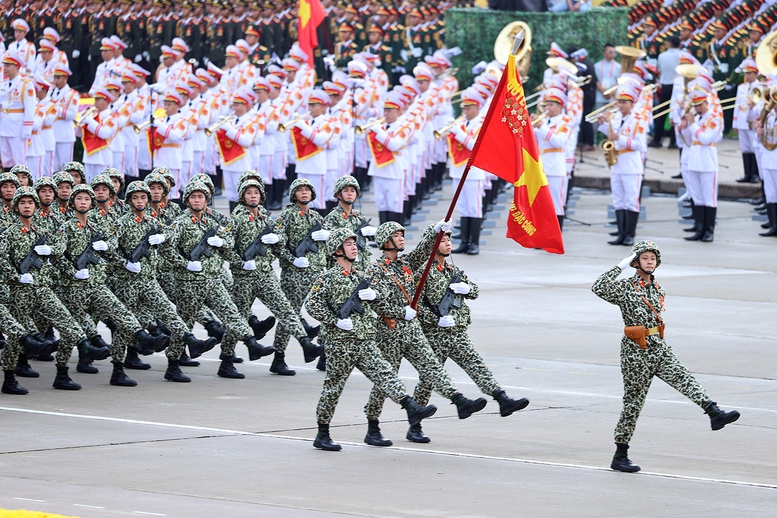 Thông điệp về khát vọng hùng cường từ đại lễ 80 năm Quốc khánh- Ảnh 4. Khối chiến sĩ Đặc công - Ảnh: VGP/Nhật Bắc