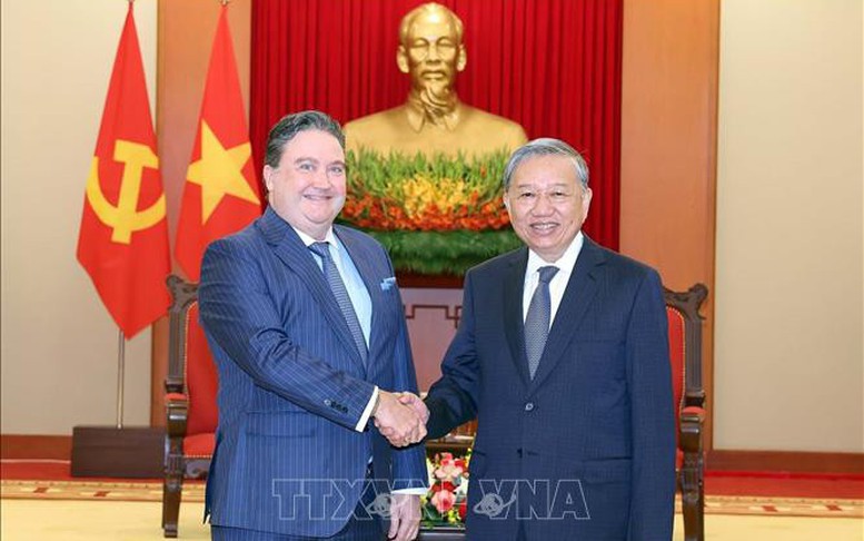 Tổng Bí thư Tô Lâm tiếp Đại sứ Hoa Kỳ Marc Knapper