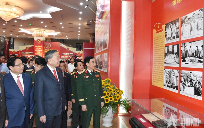 Tổng Bí thư Tô Lâm, Bí thư Quân ủy Trung ương dự, chỉ đạo Đại hội đại biểu Đảng bộ Quân đội lần thứ XII