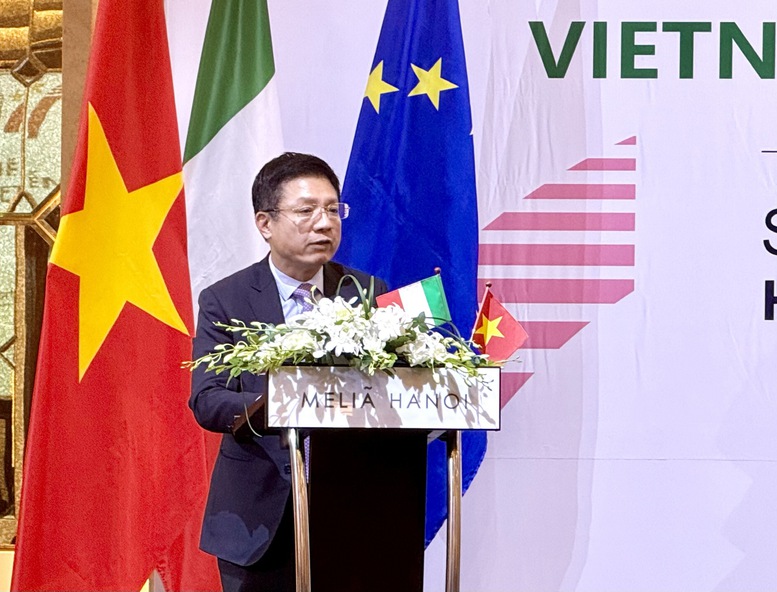 Diễn đàn doanh nghiệp Việt Nam - Italia 2025: Ký kết nhiều văn kiện, mở ra các hướng hợp tác mới- Ảnh 1.