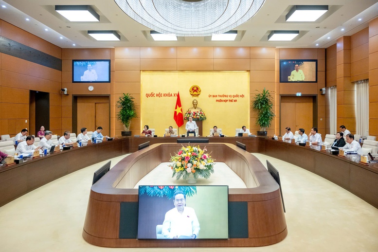 Khai mạc Phiên họp thứ 49 của Ủy ban Thường vụ Quốc hội- Ảnh 1.
