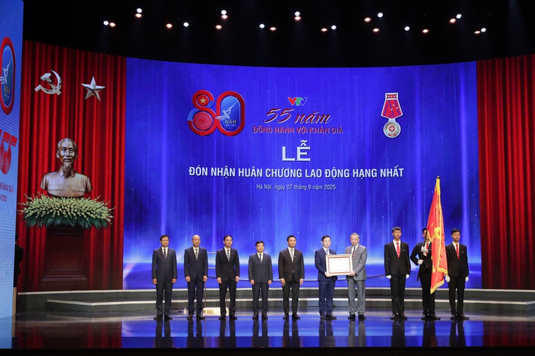 Tổng Bí thư Tô Lâm trao Huân chương Lao động hạng Nhất tặng Đài Truyền hình Việt Nam- Ảnh 1.